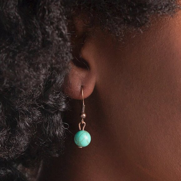 Paparazzi Jewelry Accessories - Stone TOLL - Copper Necklace - Vintage - Picture 6 of 6